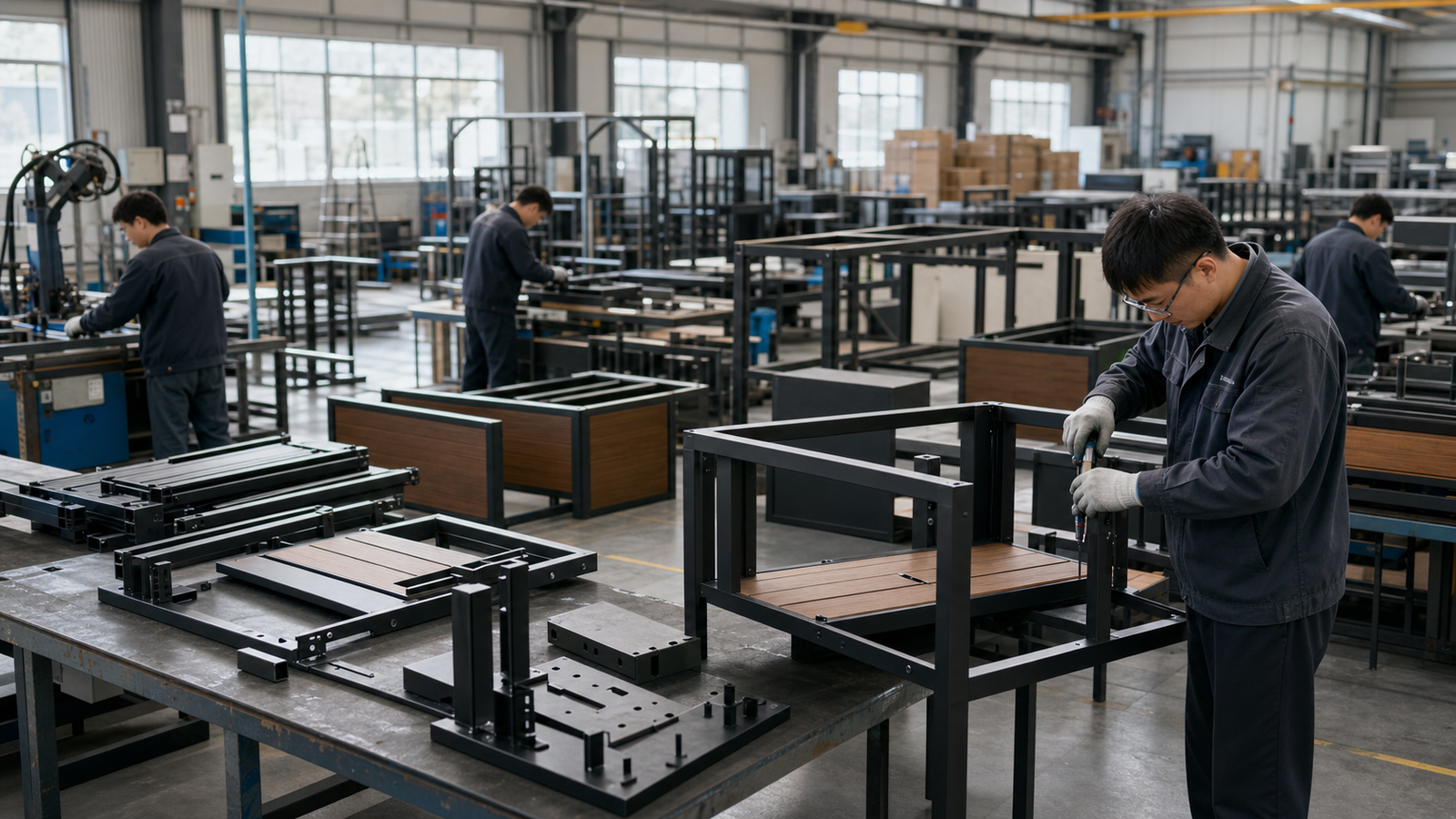 Yangzhou Jiuxin factory production process