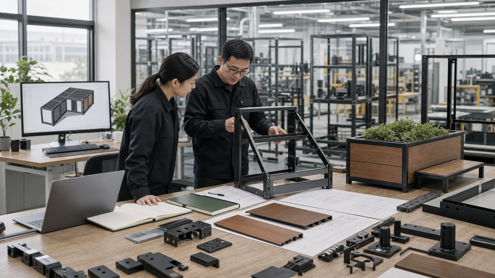 TOPDMS factory R&D and sample development