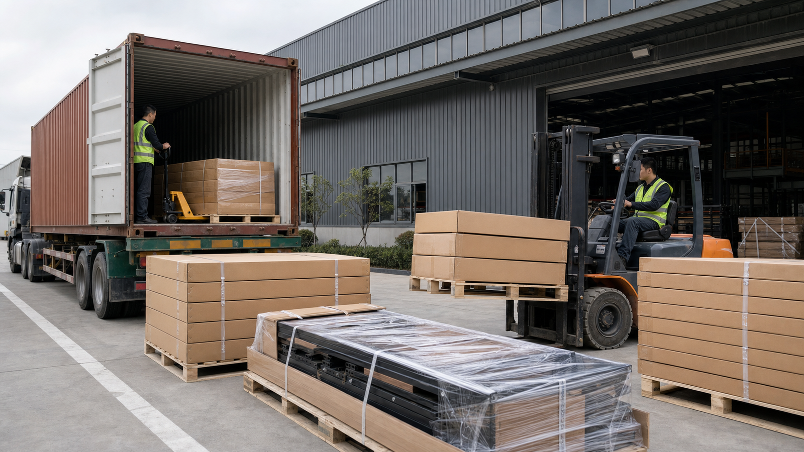 TOPDMS factory export loading and shipment support