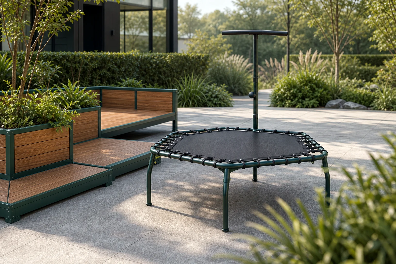 Trampolines product entrance
